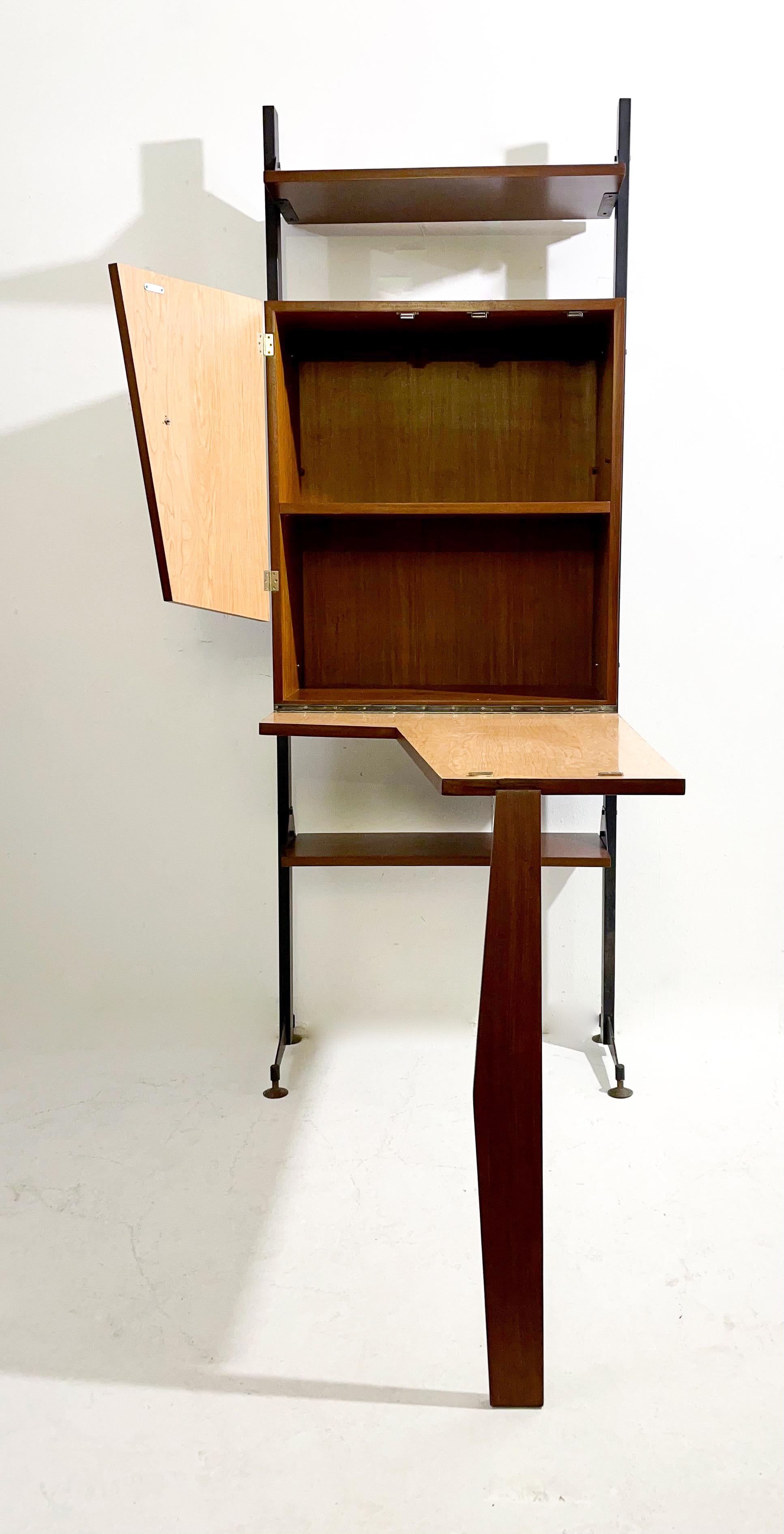 Mid-Century Modern Secretary/ Desk, Italy, 1950s In Good Condition In Brussels, BE
