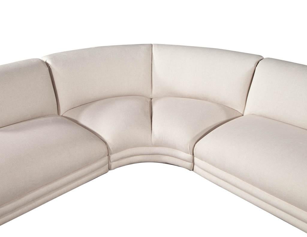 Mid-Century Modern Sectional Sofa Attributed to Directional Vladimir Kagan 2