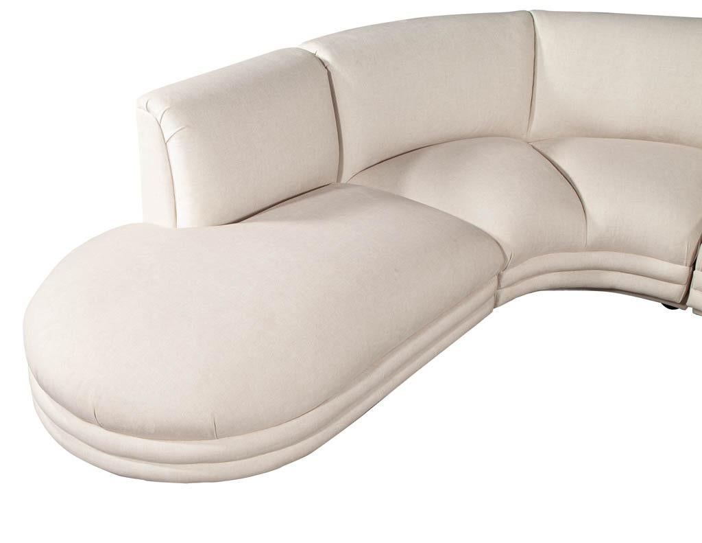 Mid-Century Modern Sectional Sofa Attributed to Directional Vladimir Kagan 3