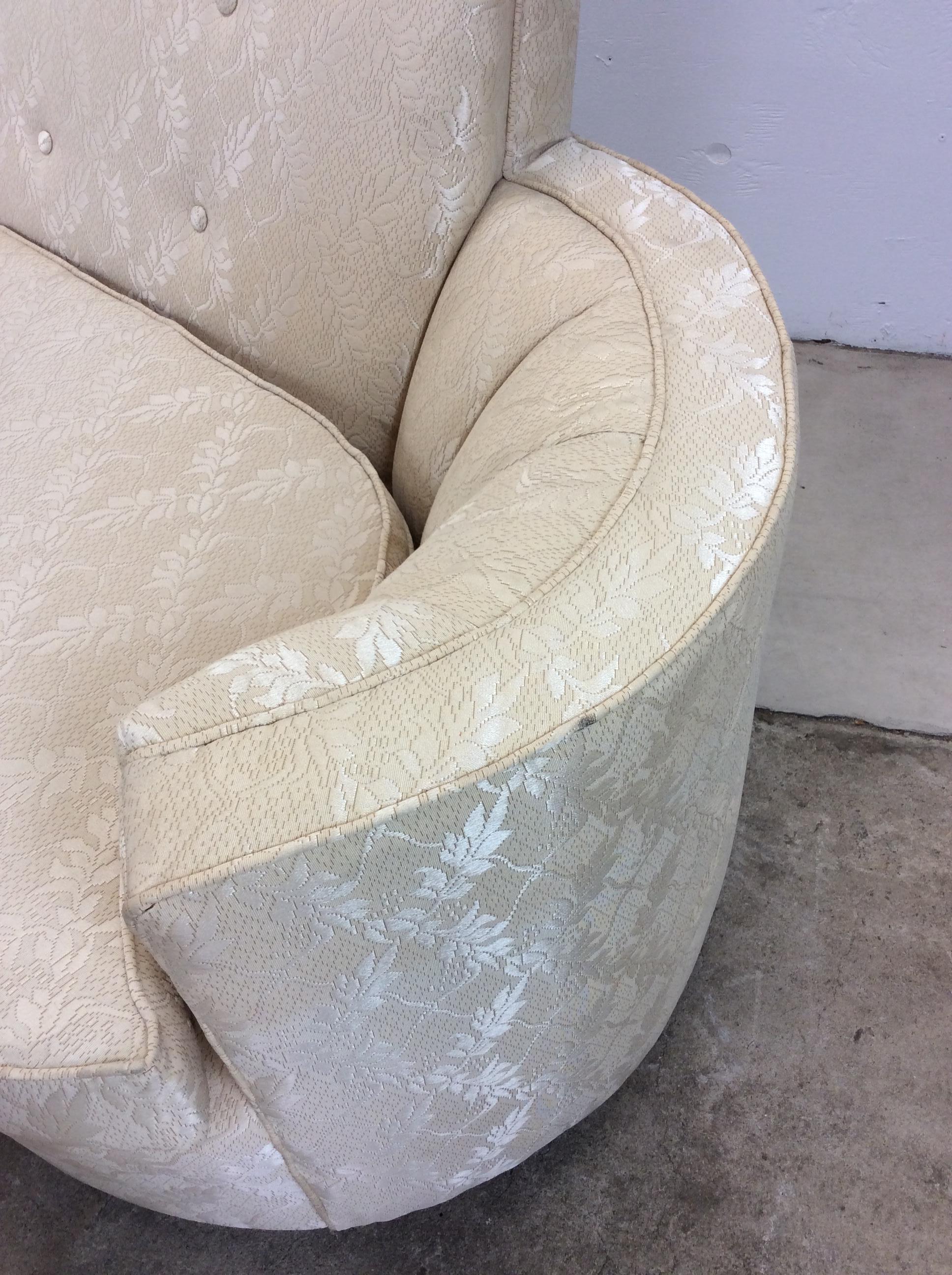 Canapé sectionnel moderne du milieu du siècle avec tissu d'ameublement vintage en vente 13