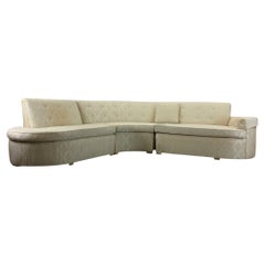 Mid Century Modern Sectional Sofa with Vintage Upholstery
