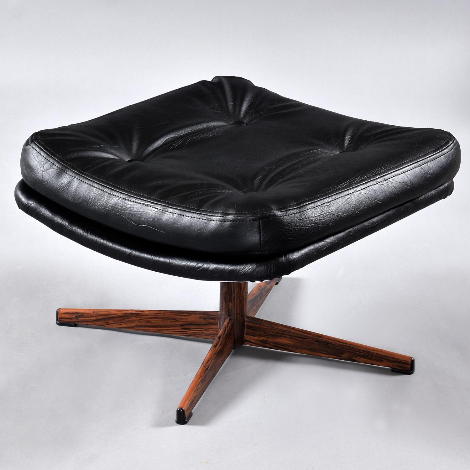 Mid-Century Modern Selig Imperial Swivel Pod Egg Chair Recliner and Ottoman 3