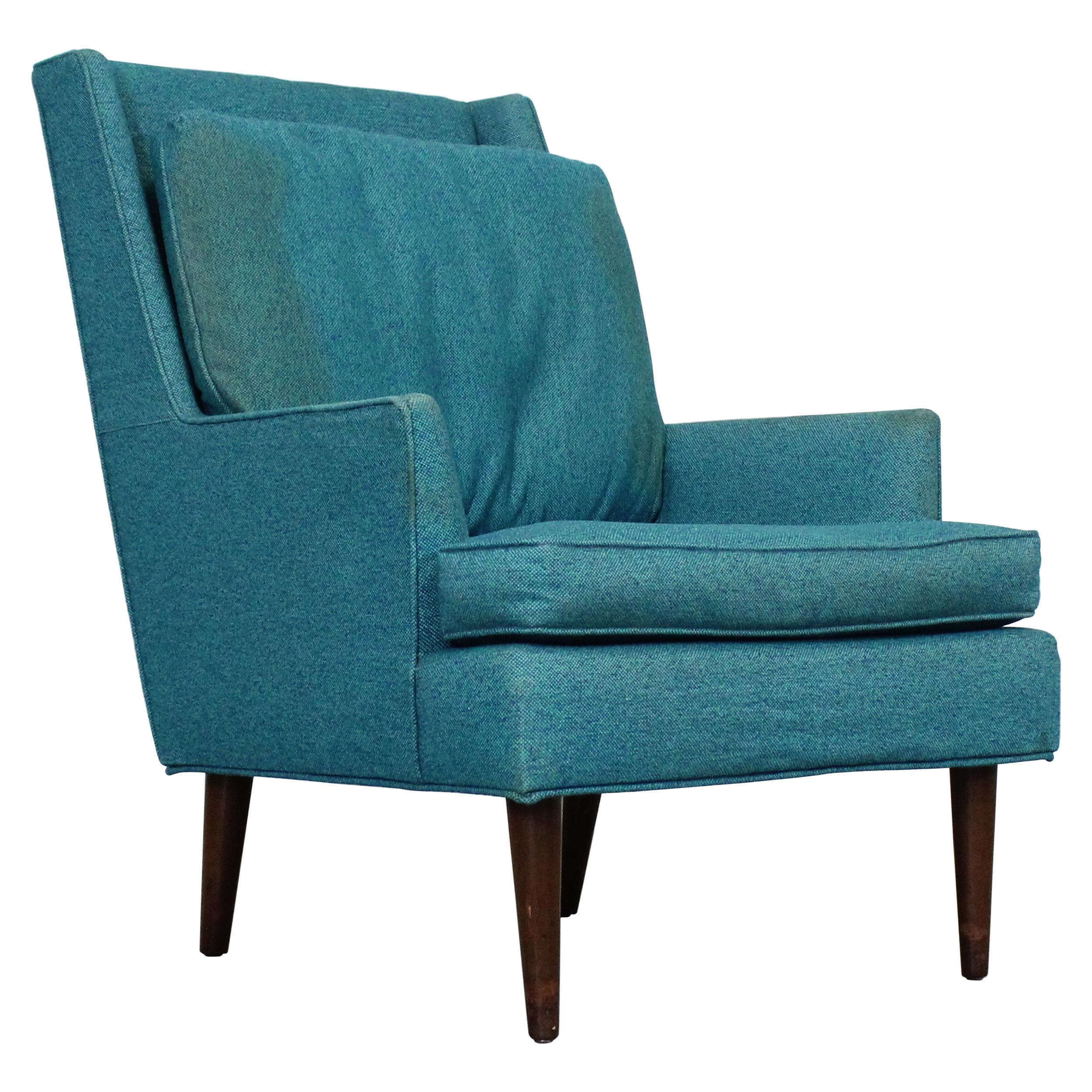 Mid-Century Modern Selig Pencil-Leg Lounge Chair
