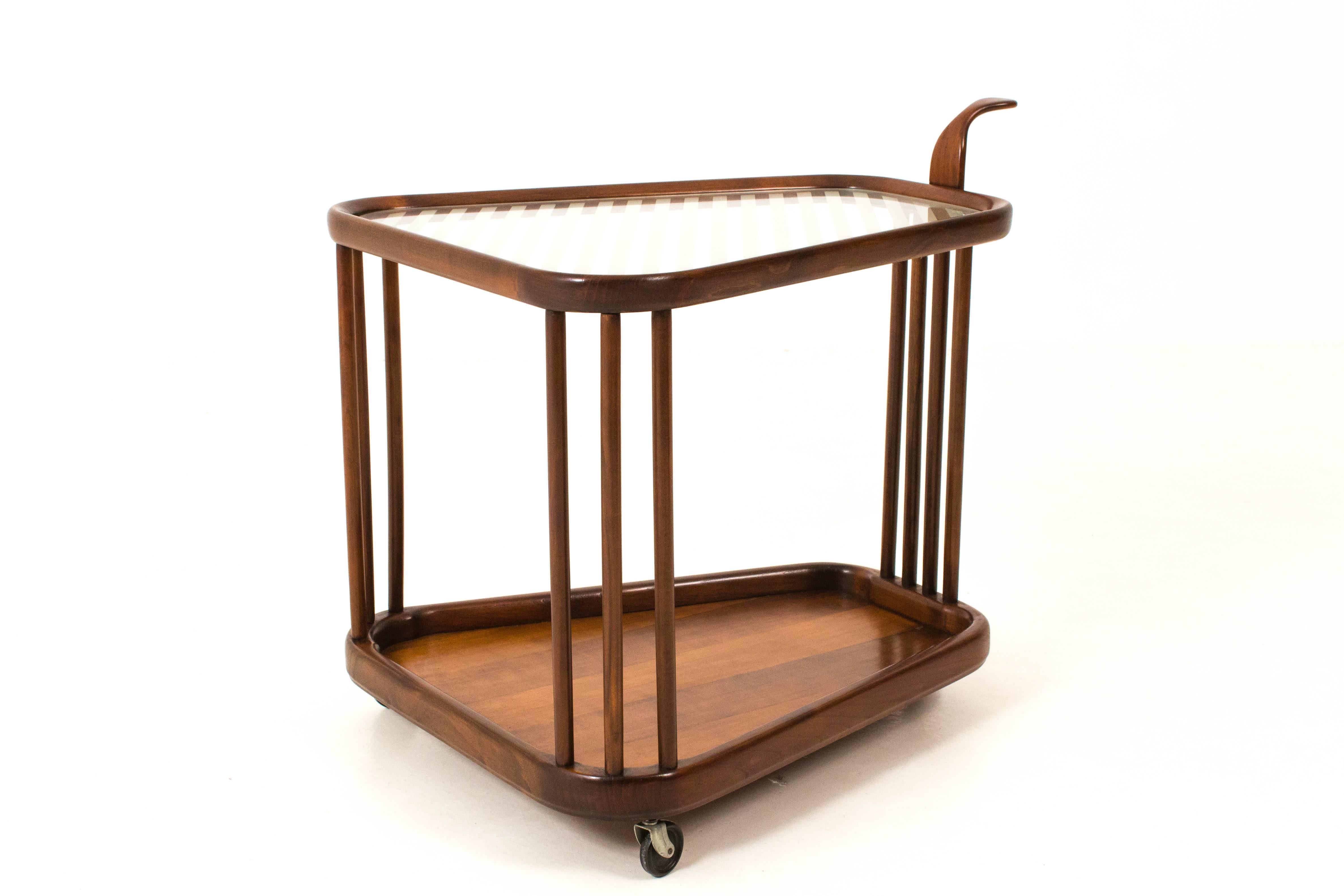 Mid-20th Century Mid-Century Modern Serving Trolley Cesare Lacca Style, 1960s