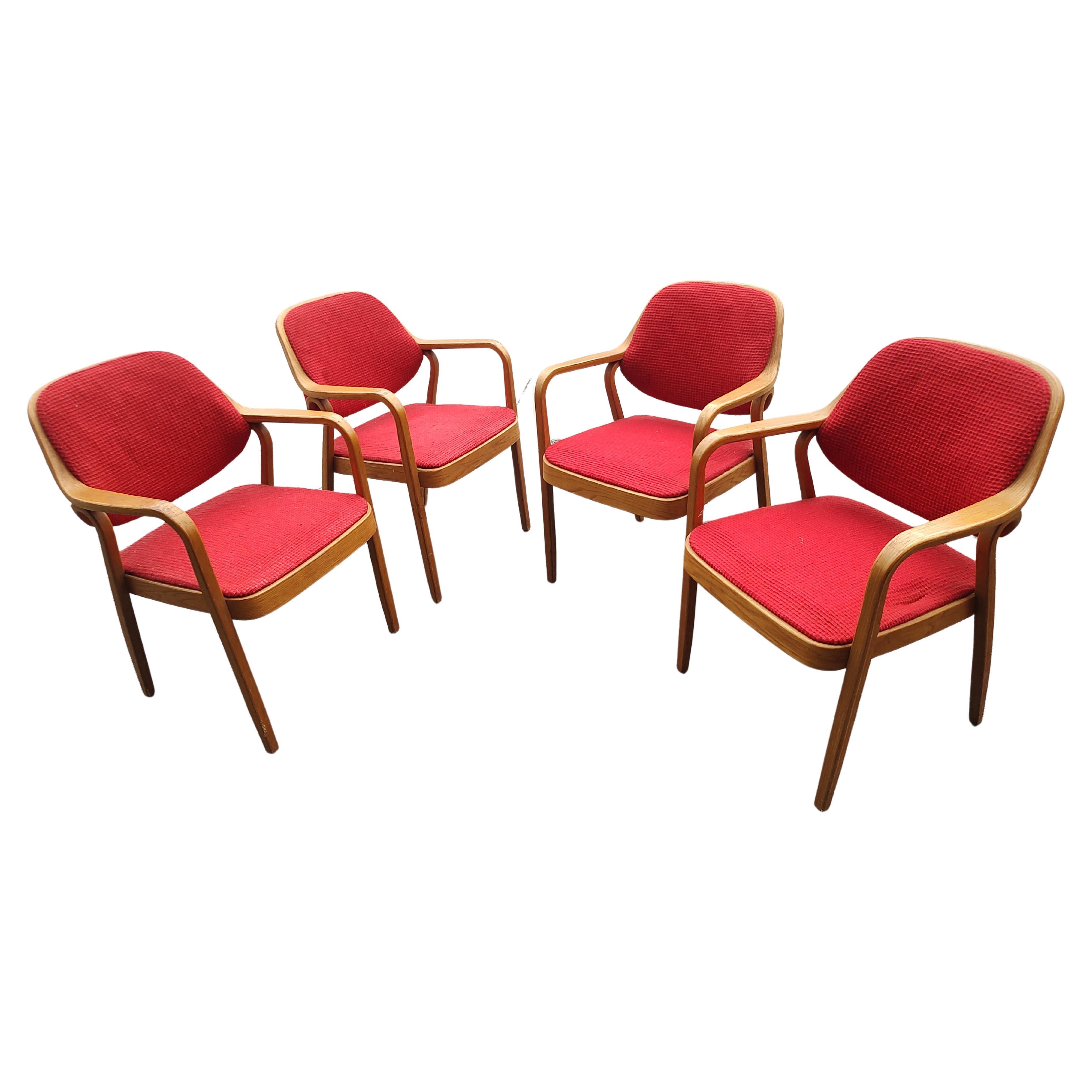Ensemble moderne de 10 chaises de conférence de salle à manger Bill Stephens pour Knoll  en vente 1