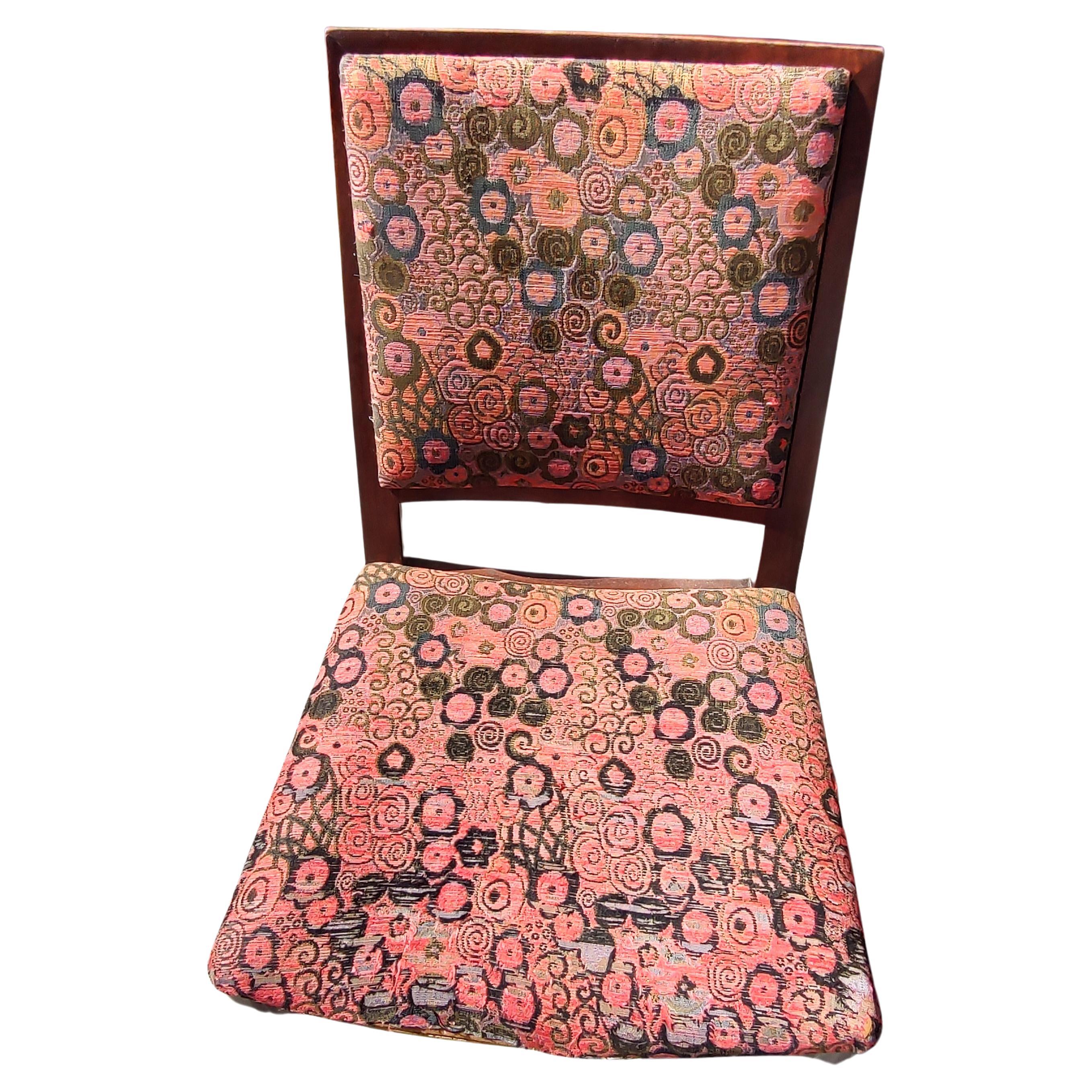 American Mid Century Modern Set 4 Dining Chairs by John Stuart & Jack Lenor Larsen For Sale