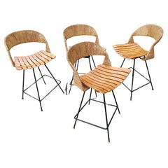 Mid Century Modern 1 par Taburetes de bar a media altura by Arthur Umanoff