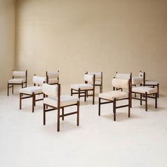 Mid-Century Modern Set of 10 Tião chair by Sergio Rodrigues, 1964