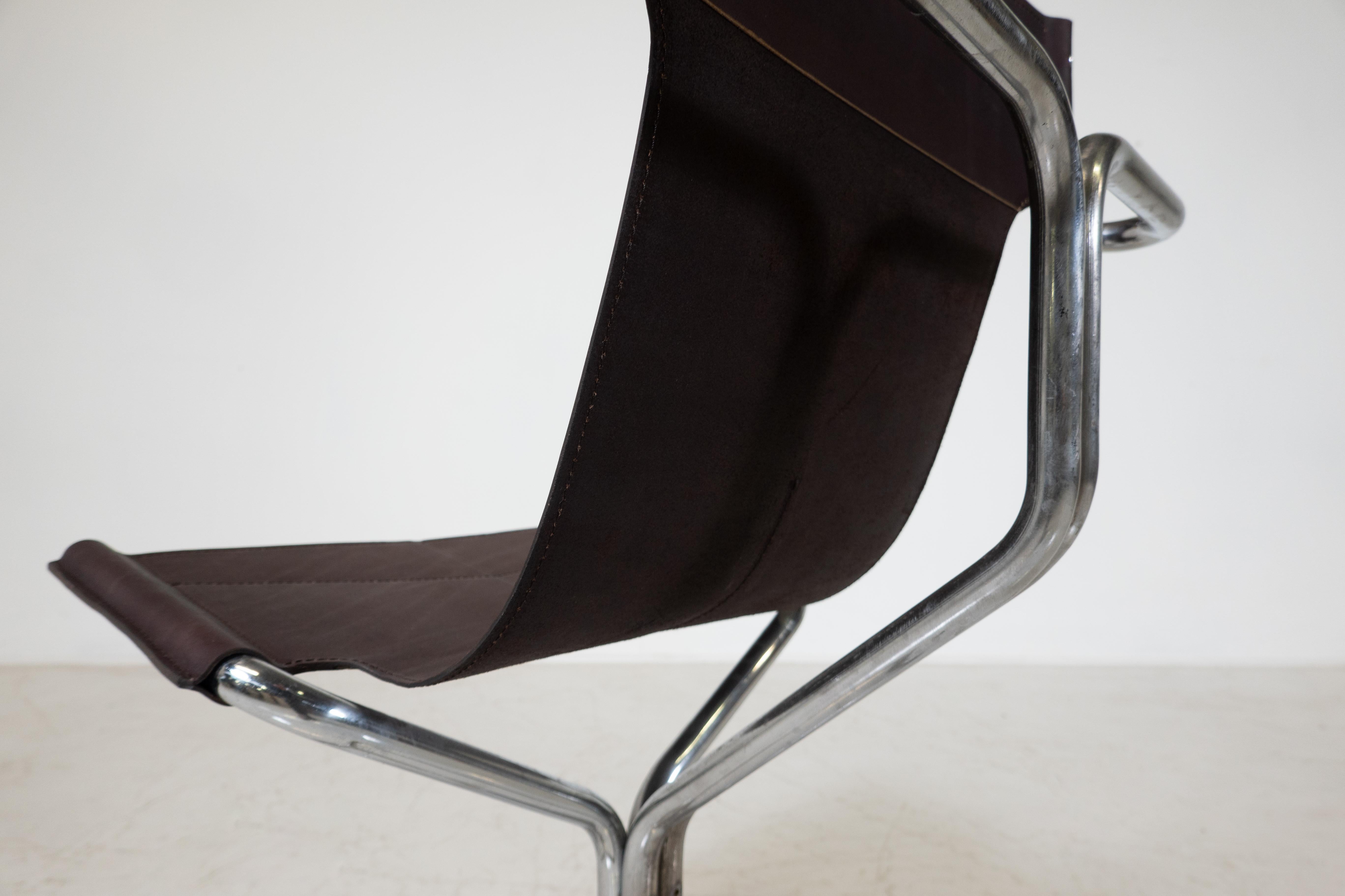 Mid-Century Modern Set of 10 'Topos' Chairs by Gruppo DAM for Busnelli, 1970s For Sale 11