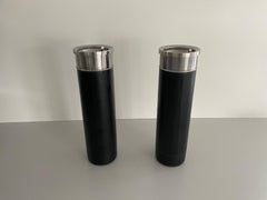 Mid-century Modern Set of 2 Chrome Top Floor Ashtrays, 1960s, Germany