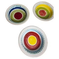Set di 3 ciotole di Giancarlo DeSimone realizzate a mano in stile Mid-Century Modern