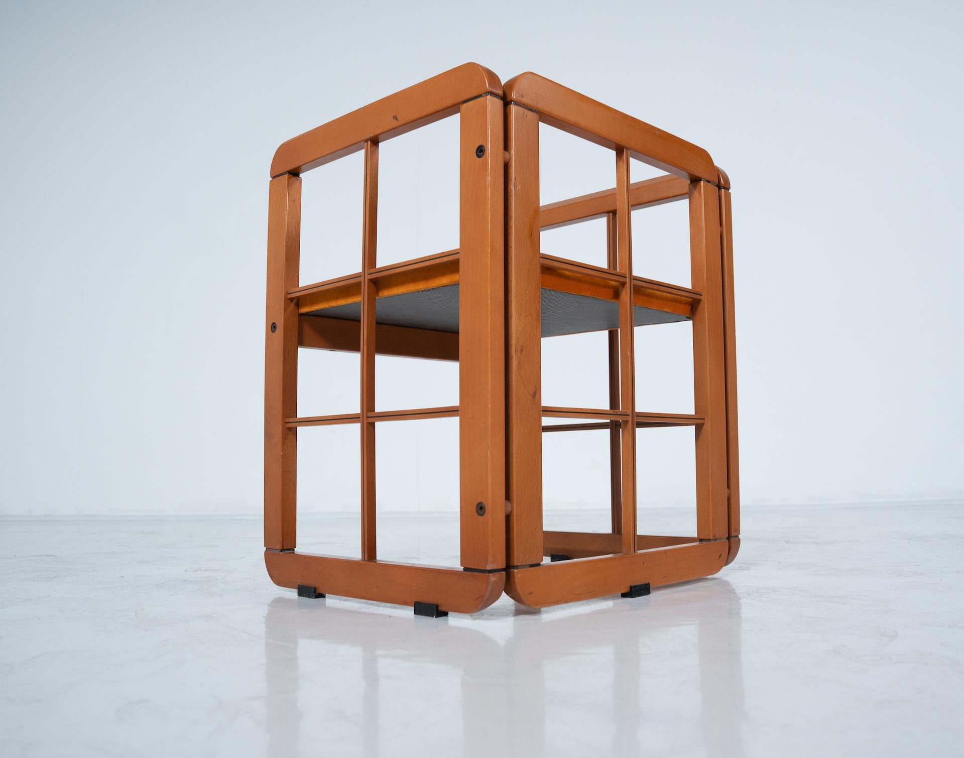 Ensemble de 4 fauteuils modernes du milieu du siècle dernier par Franco Poldarreti Caccia alla Volpe en vente 1