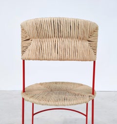 Mid-Century Modern Set of 4 Chairs by Laura de Lorenzo & Stefano Stefani