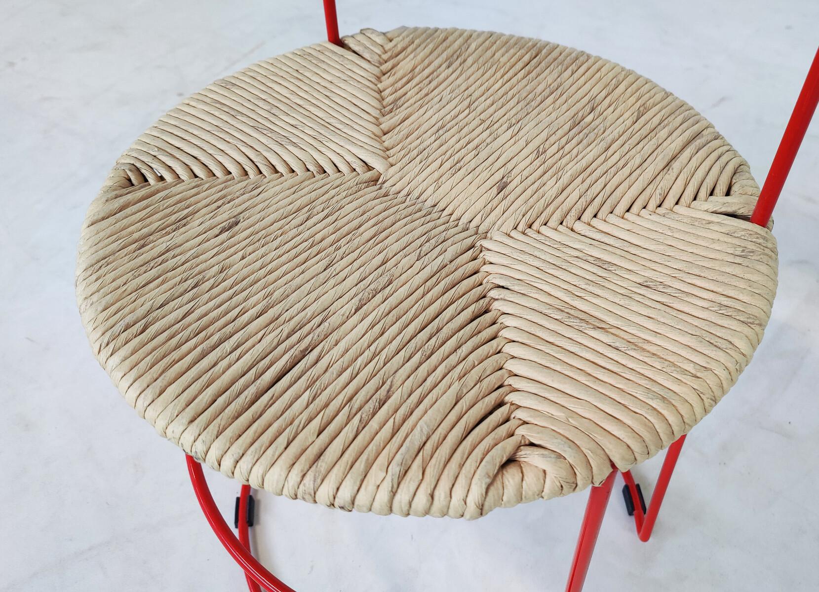 Ensemble de 4 chaises modernes du milieu du siècle dernier de Laura de Lorenzo & Stefano Stefani Bon état - En vente à Brussels, BE