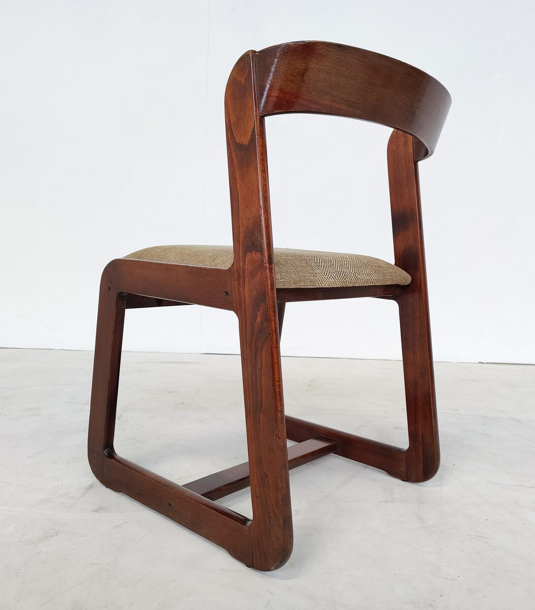 Ensemble de 4 chaises de Mario Sabot, Italie, 1970 Bon état - En vente à Brussels, BE