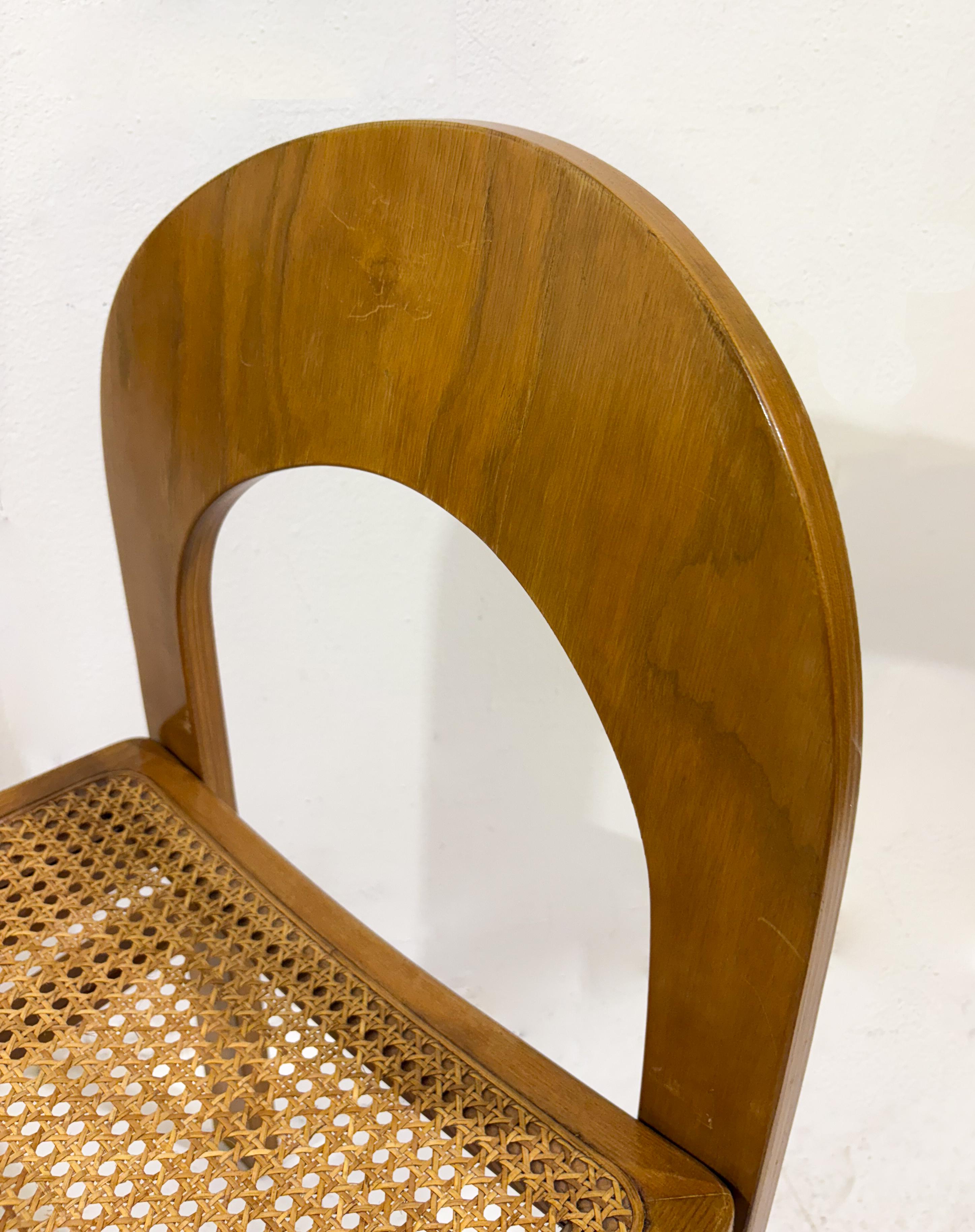 XX secolo Set di 4 sedie moderne di metà secolo modello 