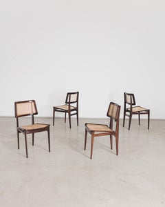 4 Esszimmerstühle von Carlo Hauner & Martin Eisler aus der Mitte des Jahrhunderts, 1954