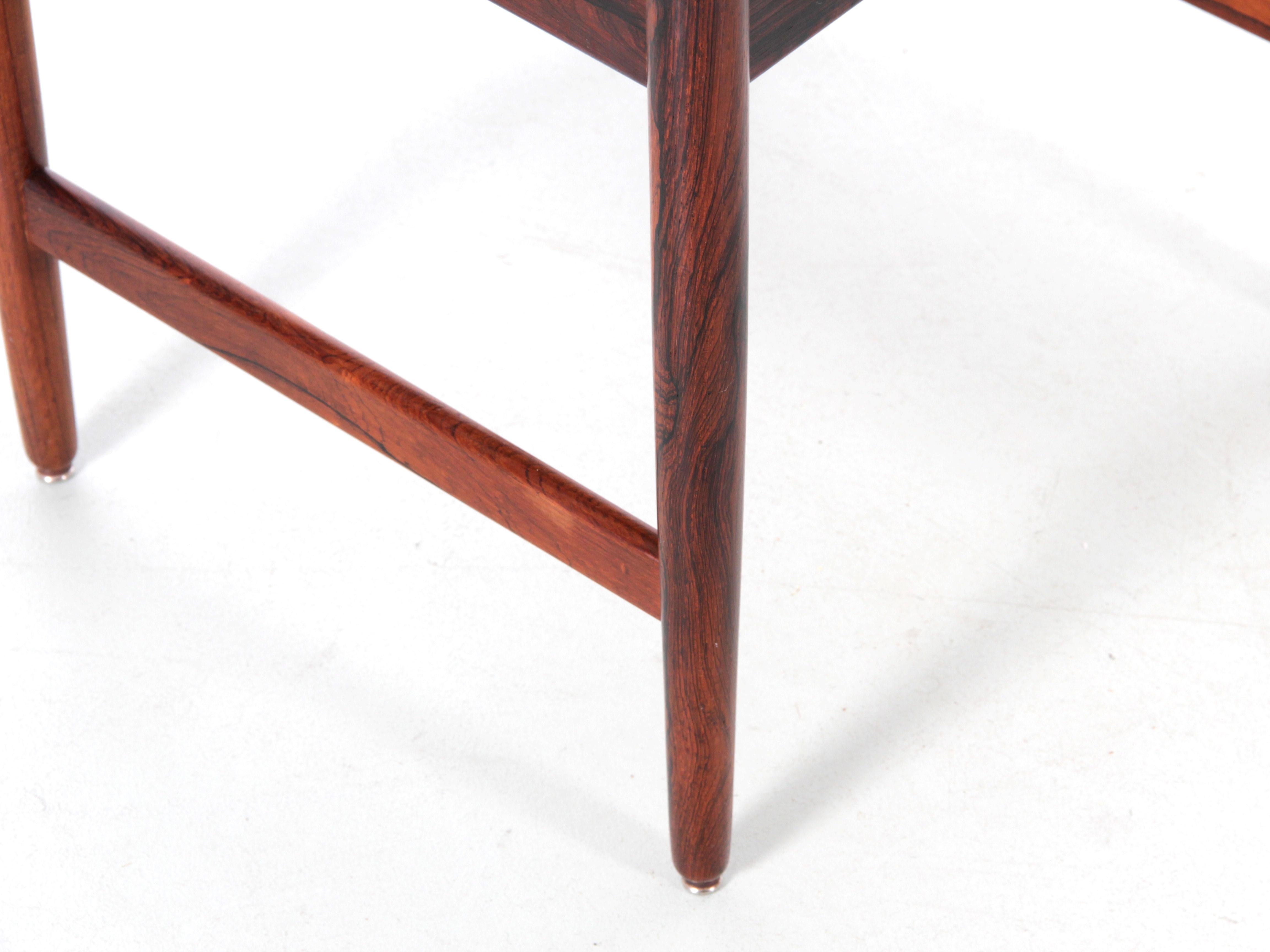 Mid-Century Modern Set of 4 Dining Chairs in Rosewood by Westnofa For Sale 8