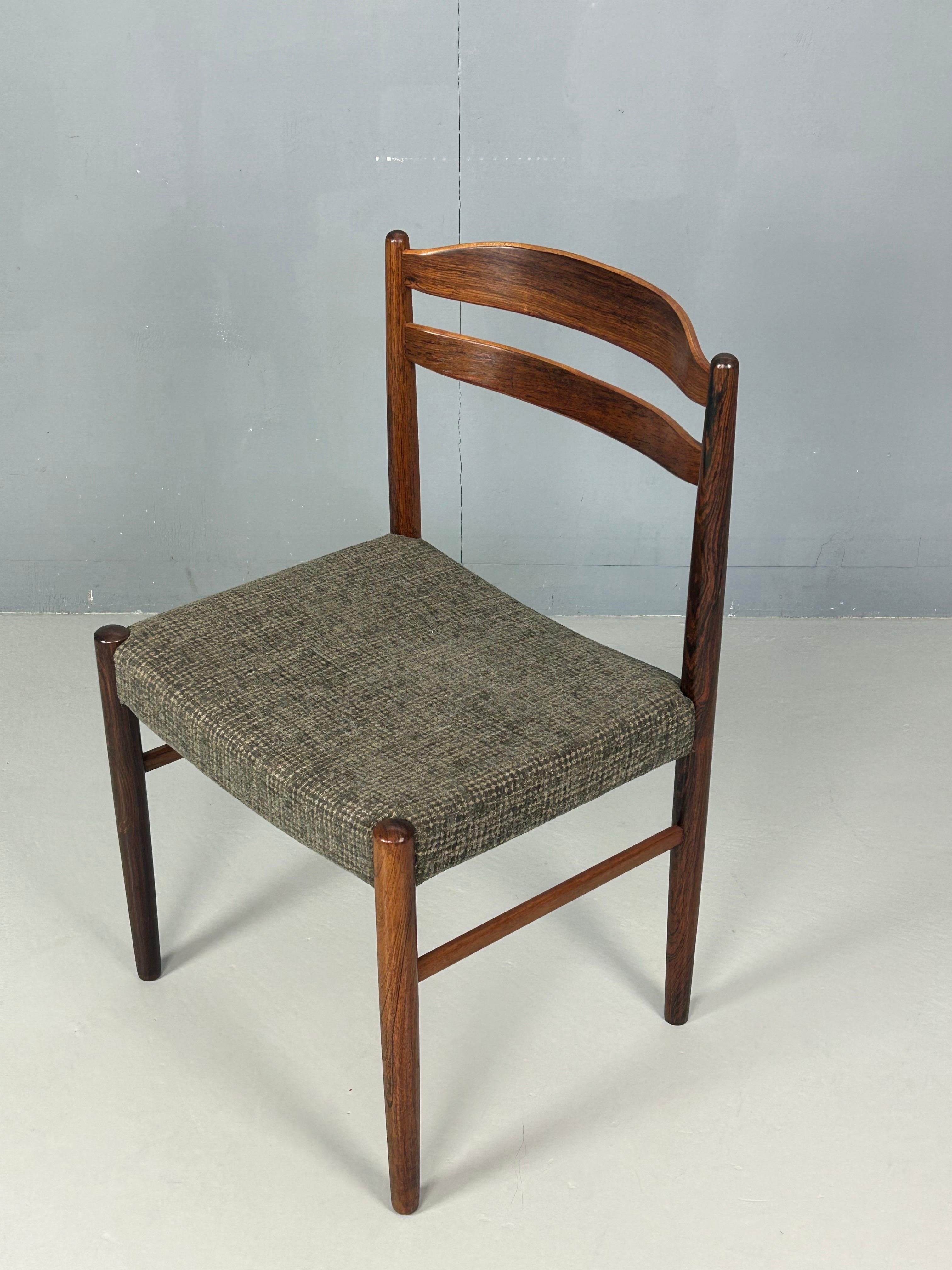 Ensemble de 4 chaises de salle à manger mi-siècle moderne par Carl Ekstrom, 1960 Bon état - En vente à The Hague, NL
