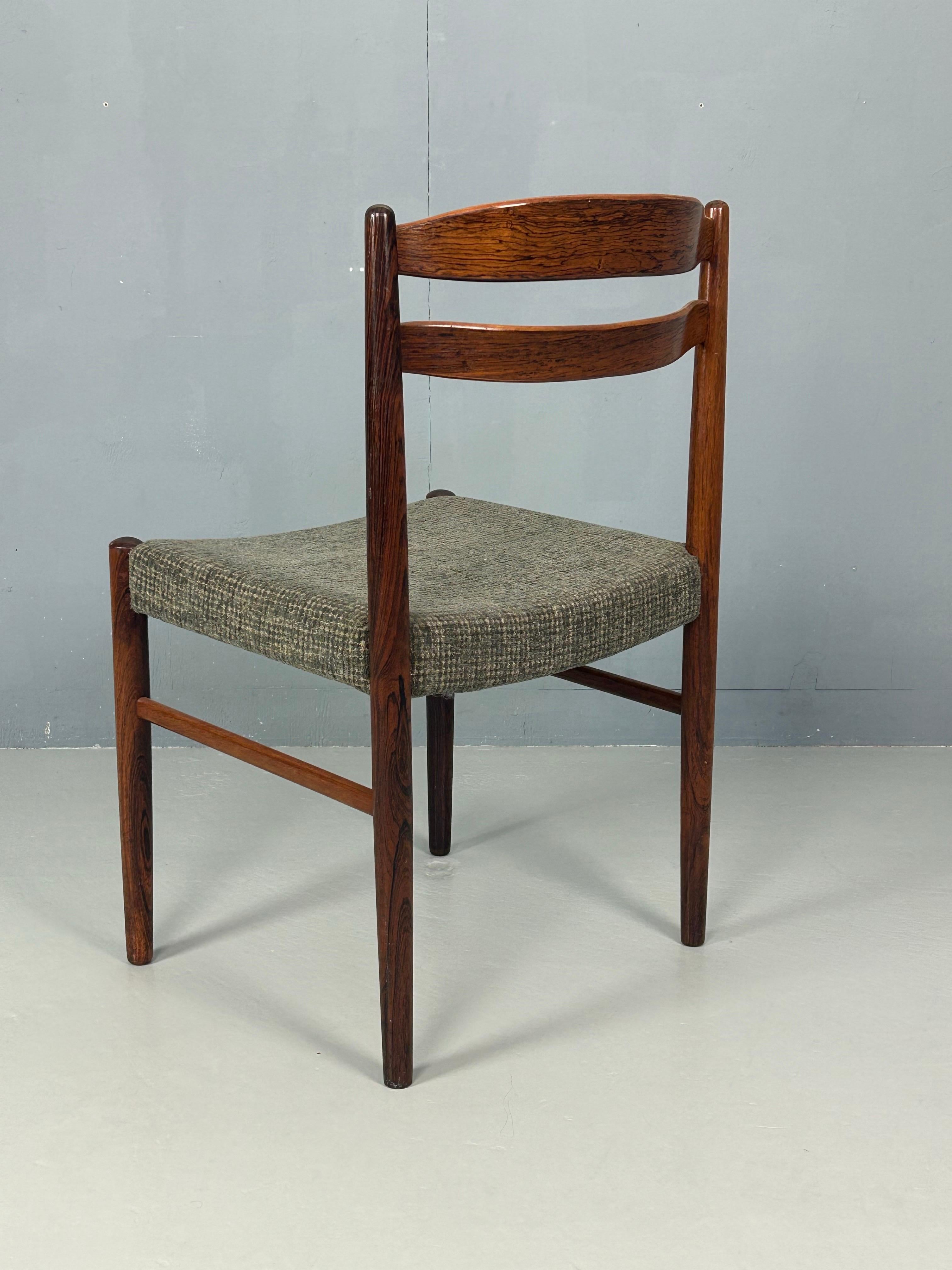 Ensemble de 4 chaises de salle à manger mi-siècle moderne par Carl Ekstrom, 1960 en vente 1