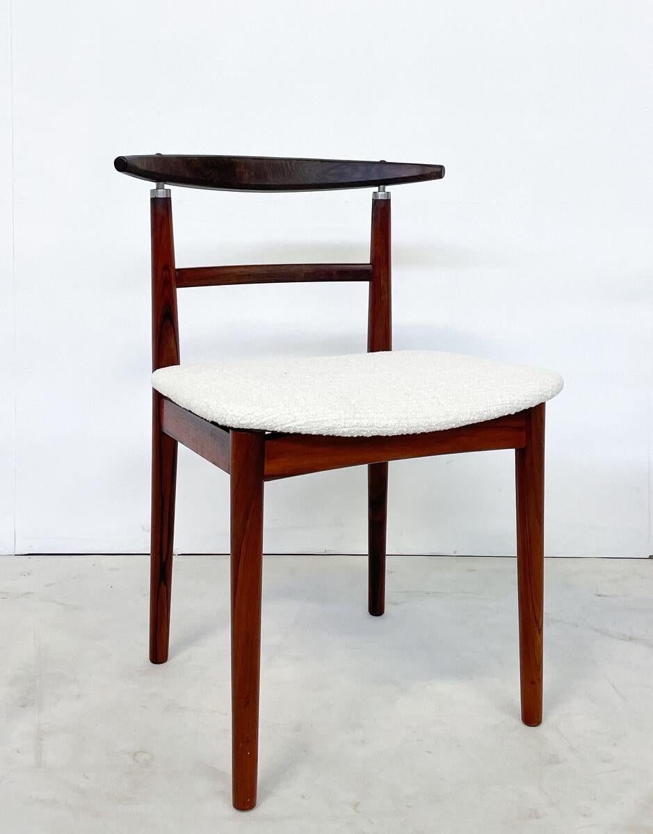 Mid-Century Modern Set of 4 Vestervig Eriksen Chairs, Denmark, 1960s For Sale 1