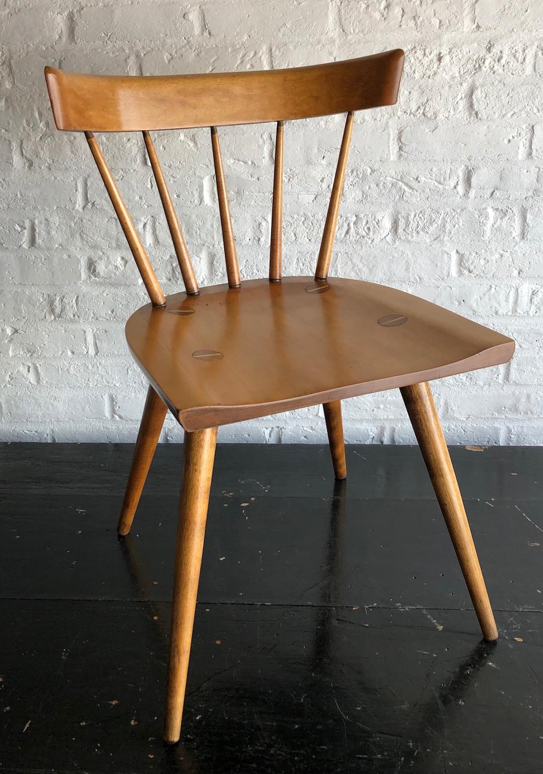 Mid-Century Modern Set of 4 Paul McCobb Dining Chairs, American, 1950s In Good Condition In Richmond, Surrey
