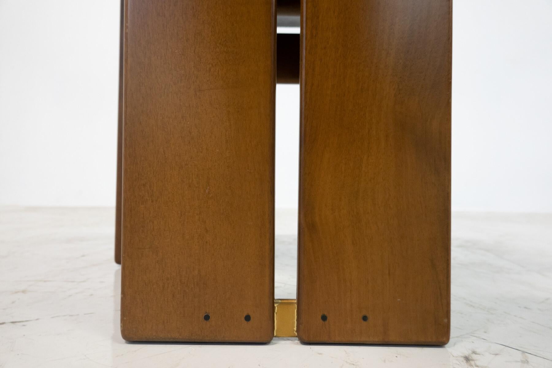 Set di 6 sedie Africa di Afra & Tobia Scarpa per Maxalto, in stile metà secolo. in vendita 7