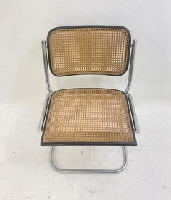 Mid-Century Modern Set of 6 Cane Chairs, 1970s