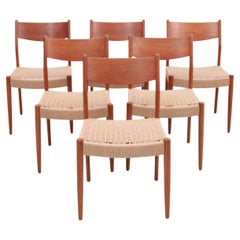 Ensemble de 6 chaises modernes du milieu du siècle dernier par Cees Braakman