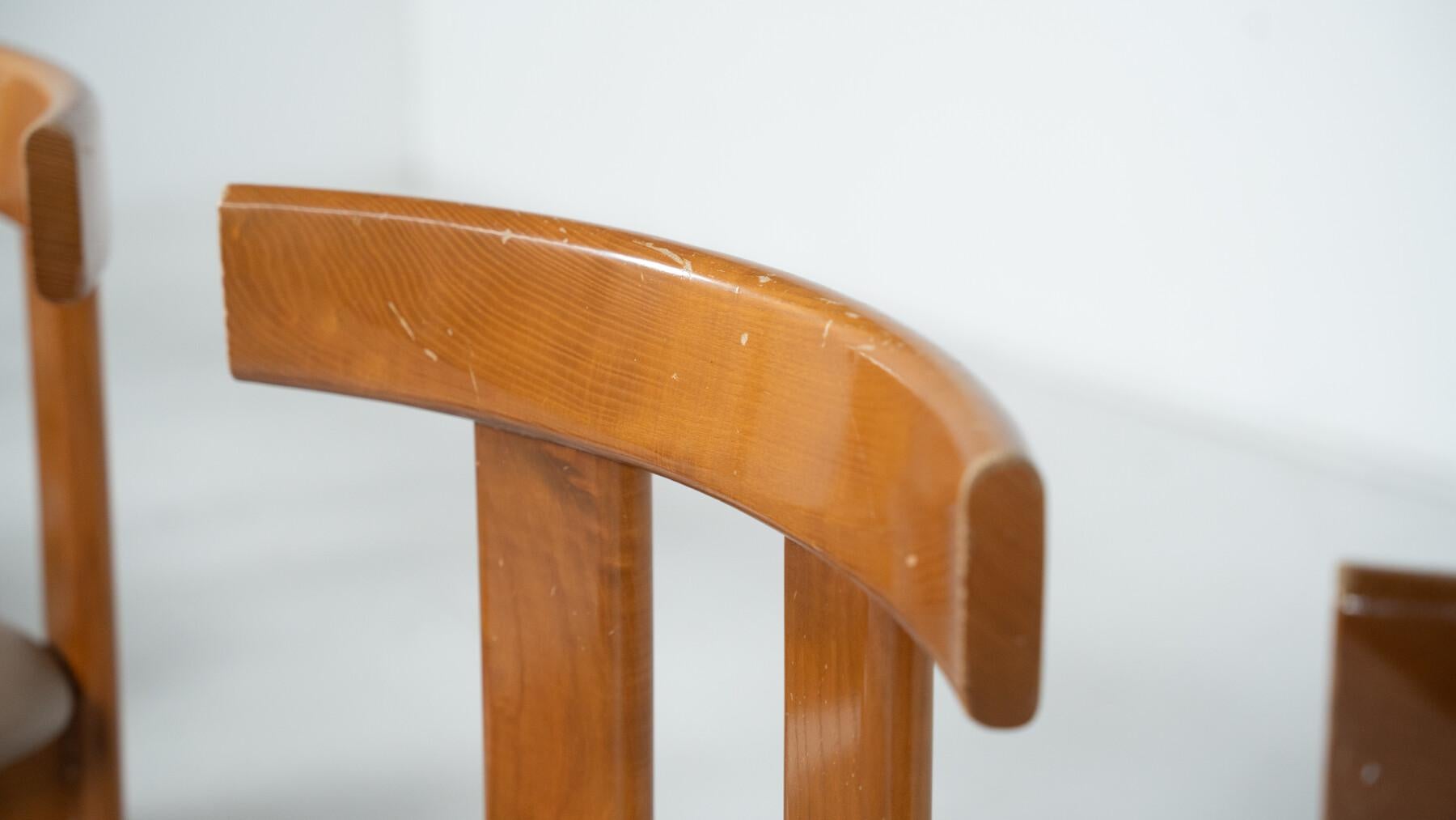 Ensemble de 6 chaises de Luigi Vaghi, 1960s en vente 4