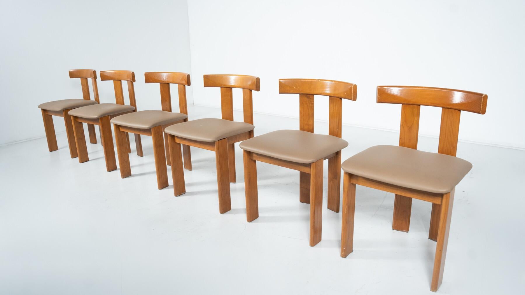 Ensemble de 6 chaises de Luigi Vaghi, 1960s en vente 5