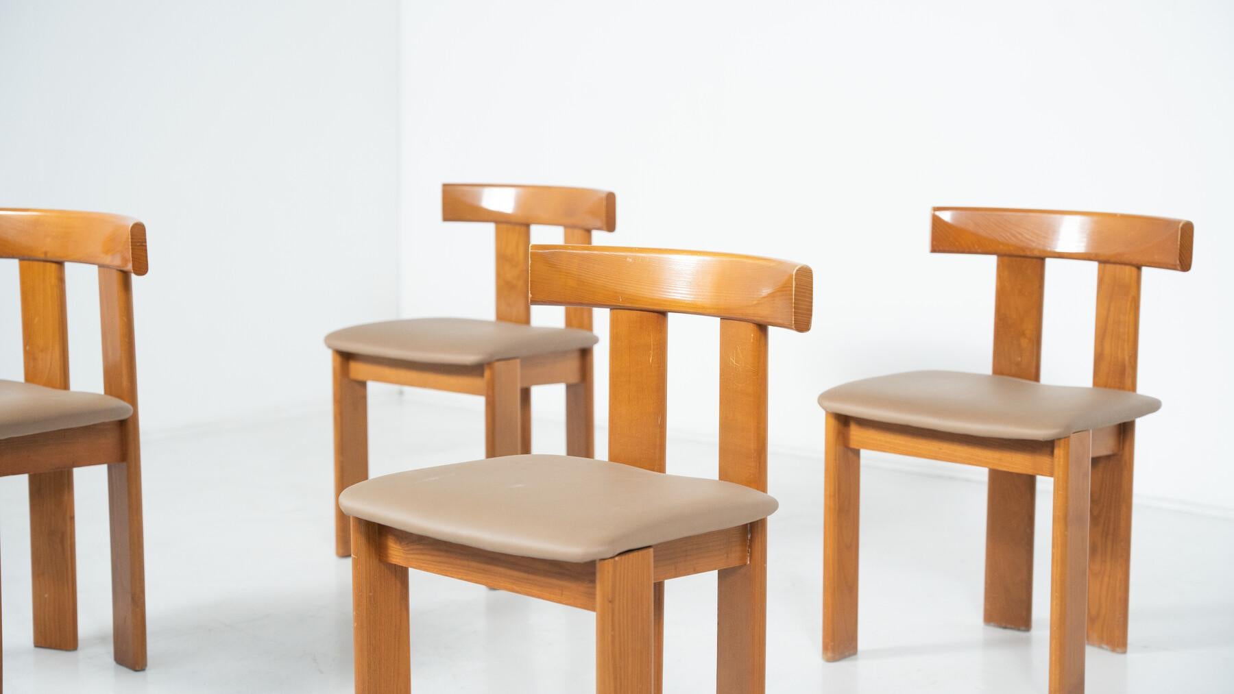 Ensemble de 6 chaises de Luigi Vaghi, 1960s en vente 9