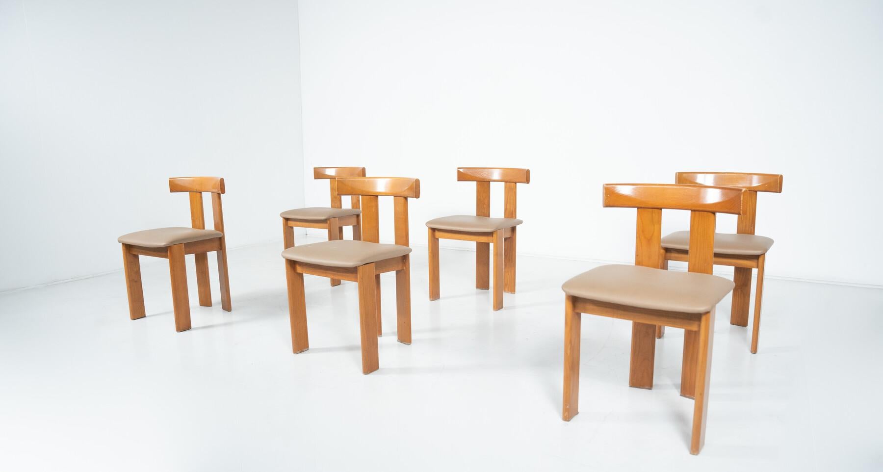 Ensemble de 6 chaises de Luigi Vaghi, 1960s en vente 10