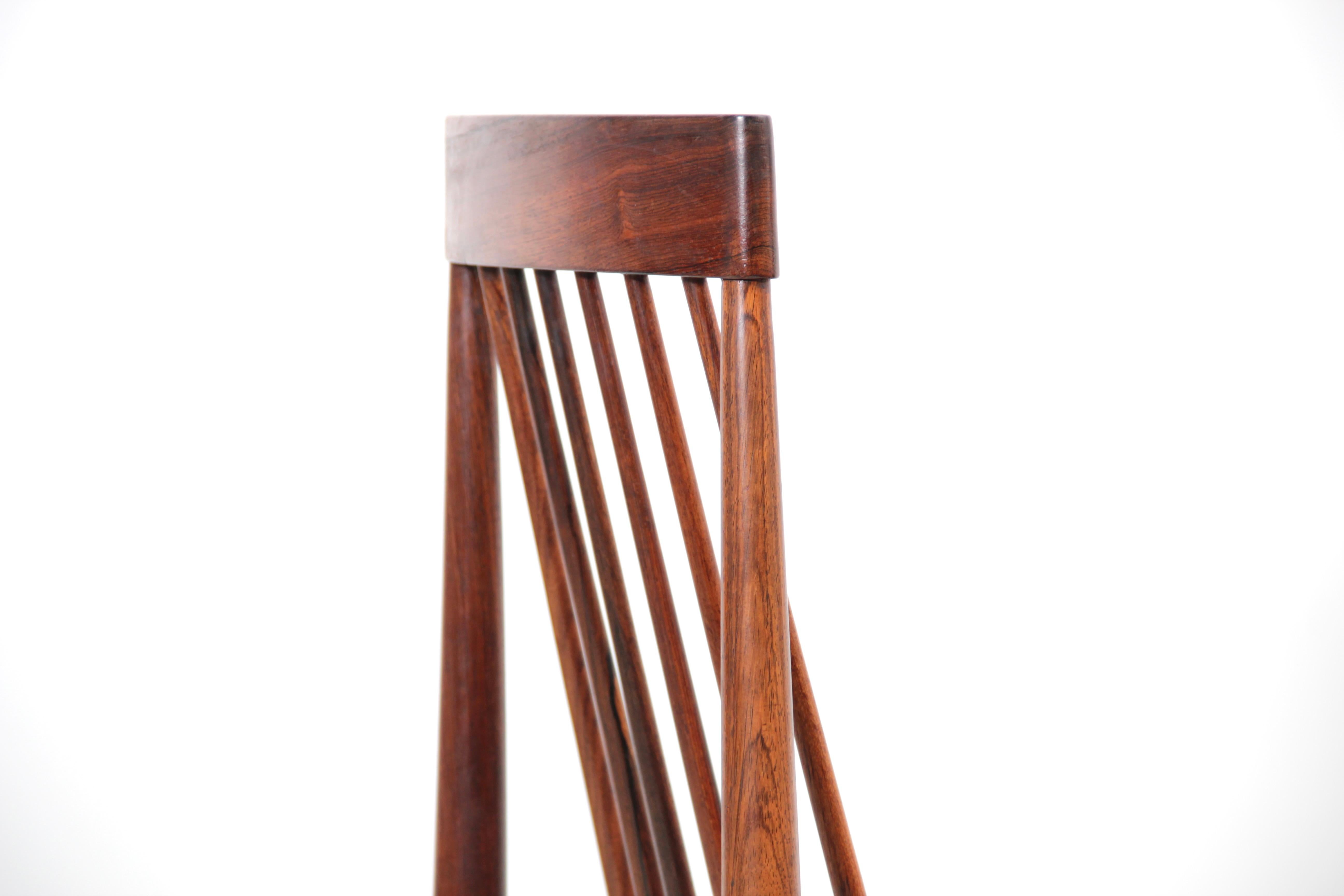 Ensemble de 6 chaises en bois de rose de style The Moderns Modernity par Ernst Martin Dettinger en vente 7