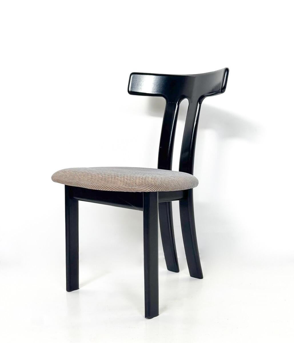italien Ensemble de 6 chaises dans le style de Luigi Vaghi, années 1960 en vente