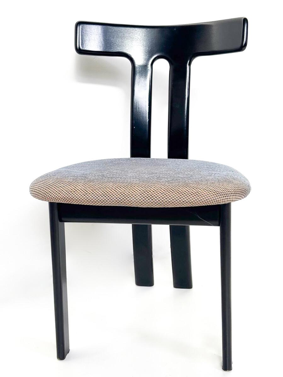 20ième siècle Ensemble de 6 chaises dans le style de Luigi Vaghi, années 1960 en vente