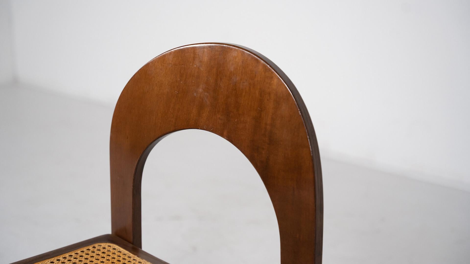 Mid-Century Modern Set of 6 Chairs Model 
