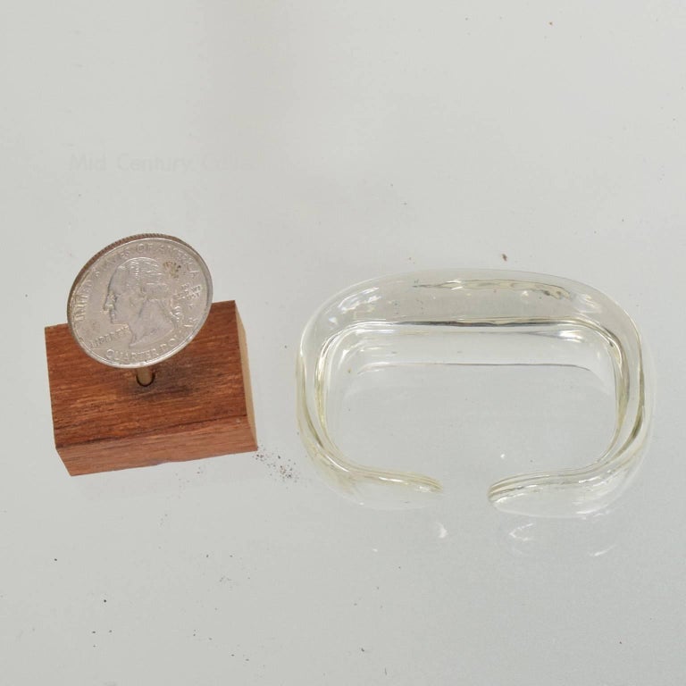 Mid-Century Modern Set of 6 Depression Glass Napkin Rings at 1stDibs