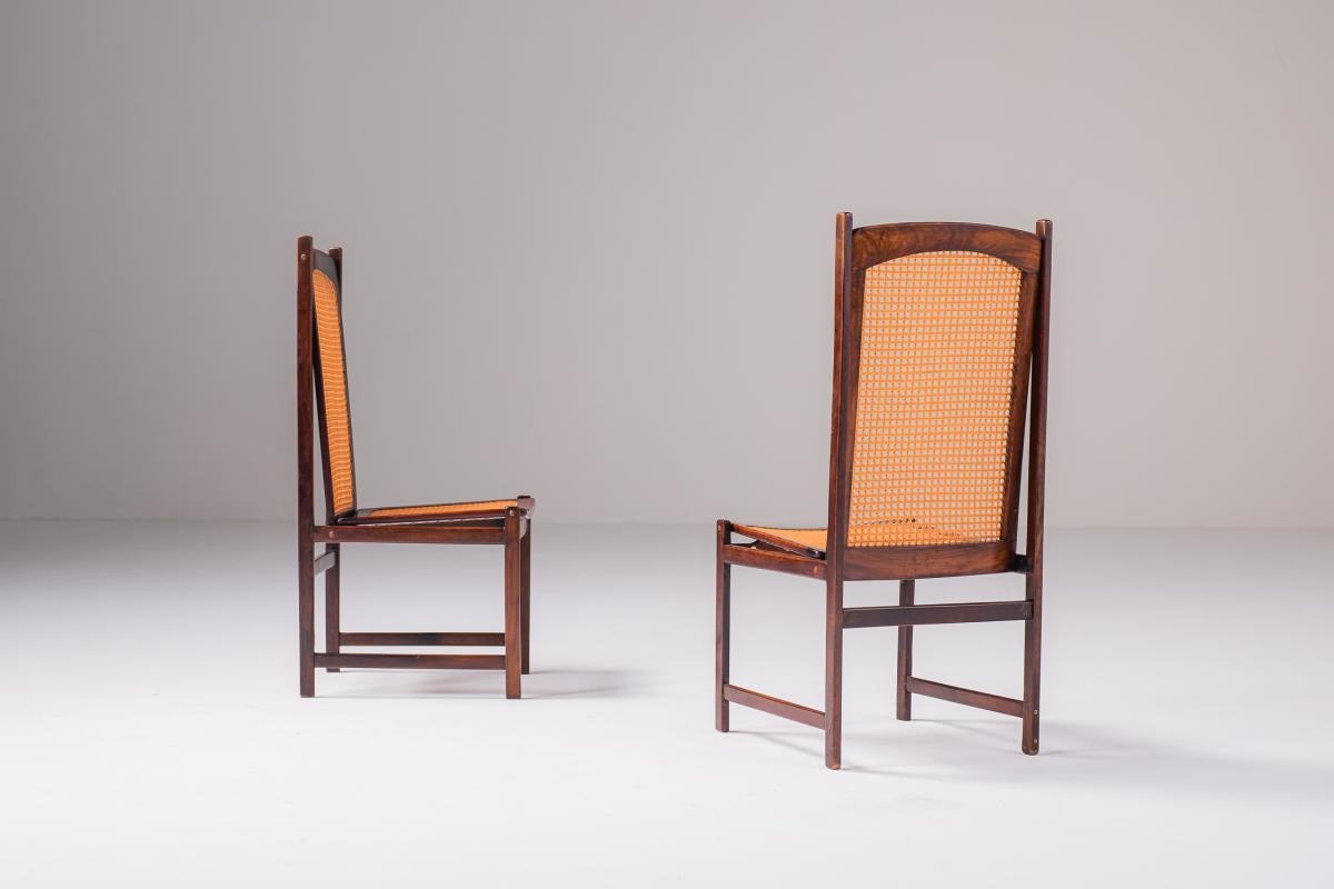 Verni The Moderns Modern Set of 6 dining chairs by Fatima Arquitetura, 1960s en vente