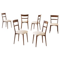 Mid-Century Modern set of 6 dining chairs by Joaquim Tenreiro, 1942