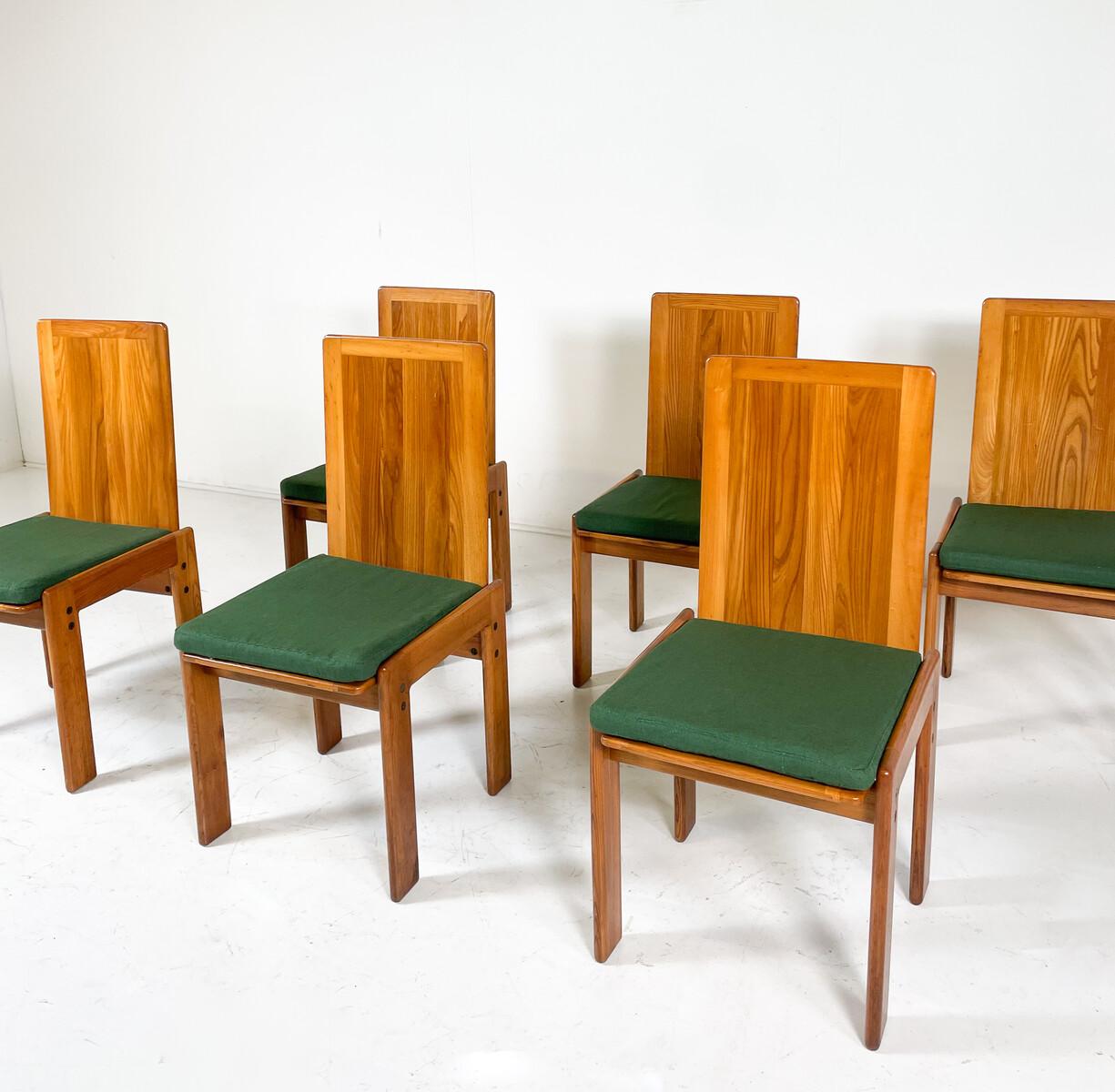 MY MODERN 6er-Set Esszimmerstühle von Romanutti, Italien, 1970er Jahre im Zustand „Gut“ im Angebot in Brussels, BE