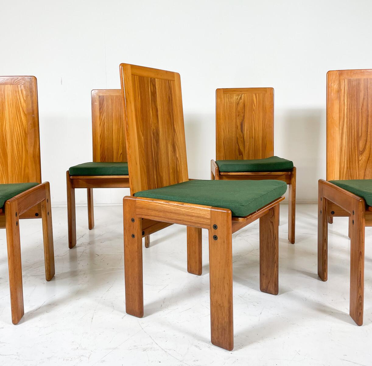 MY MODERN 6er-Set Esszimmerstühle von Romanutti, Italien, 1970er Jahre (Ende des 20. Jahrhunderts) im Angebot