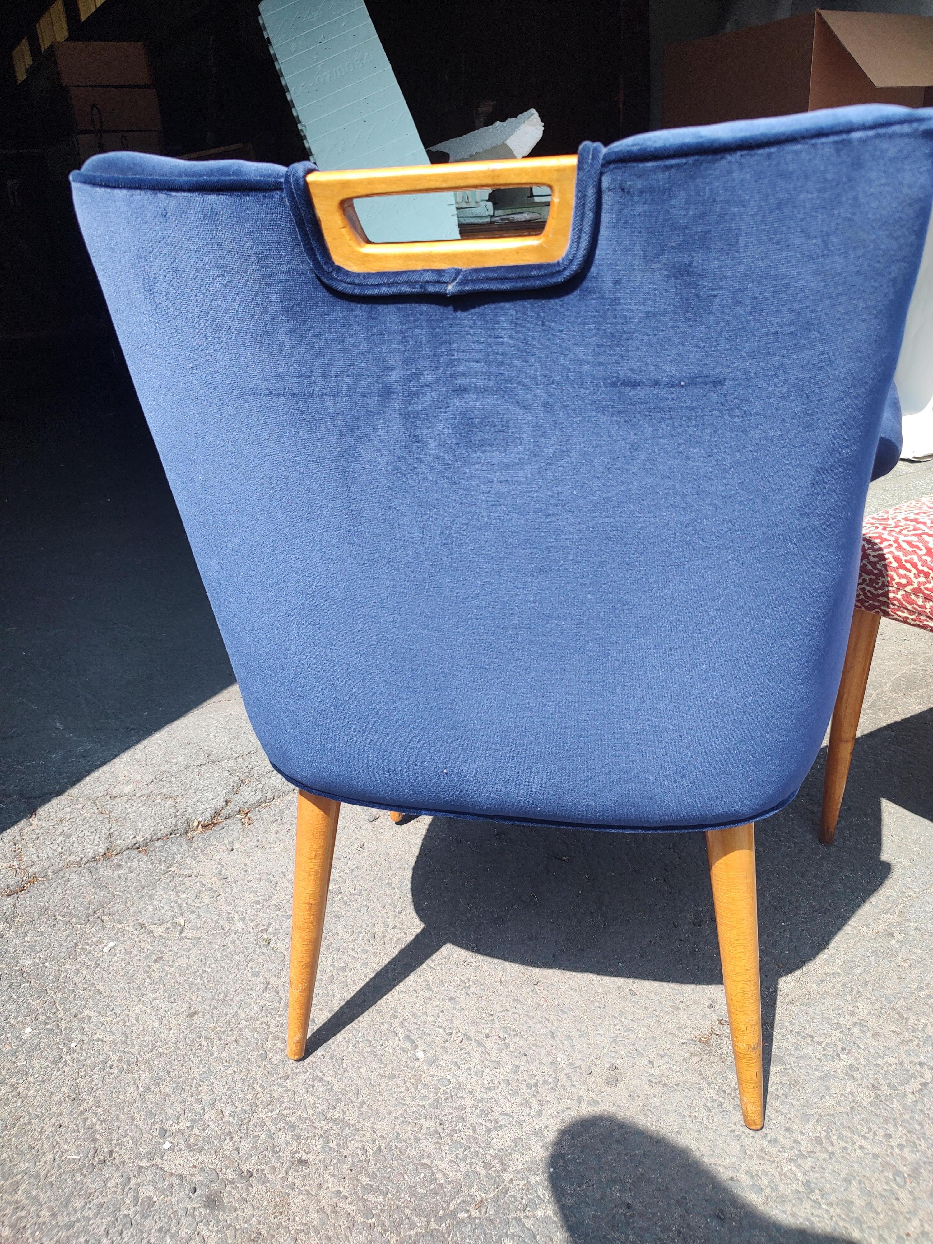 The Moderns Set 6 Upholstered Dining Chairs Tommi Parzinger for Charak en vente 6