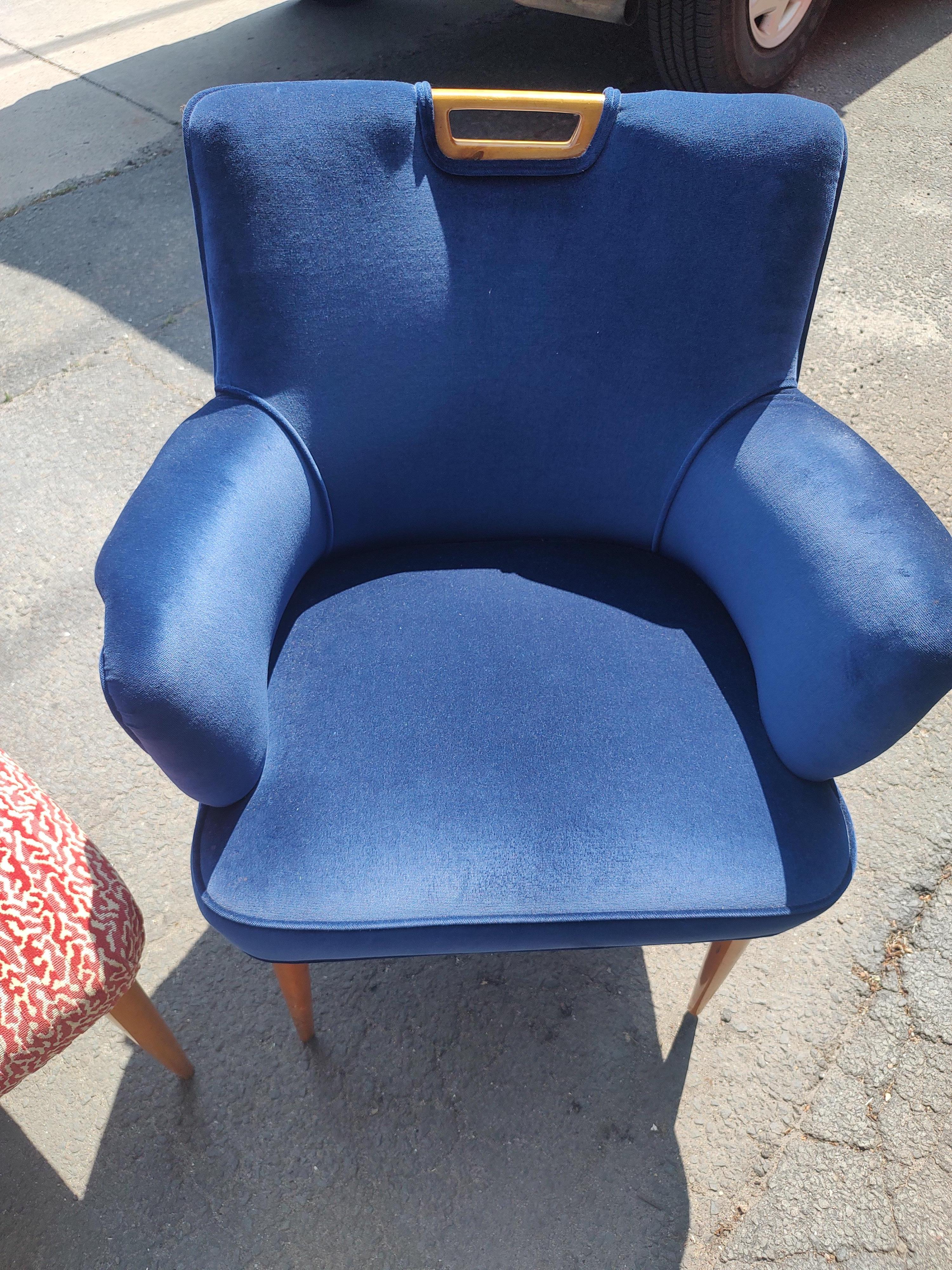 The Moderns Set 6 Upholstered Dining Chairs Tommi Parzinger for Charak en vente 7