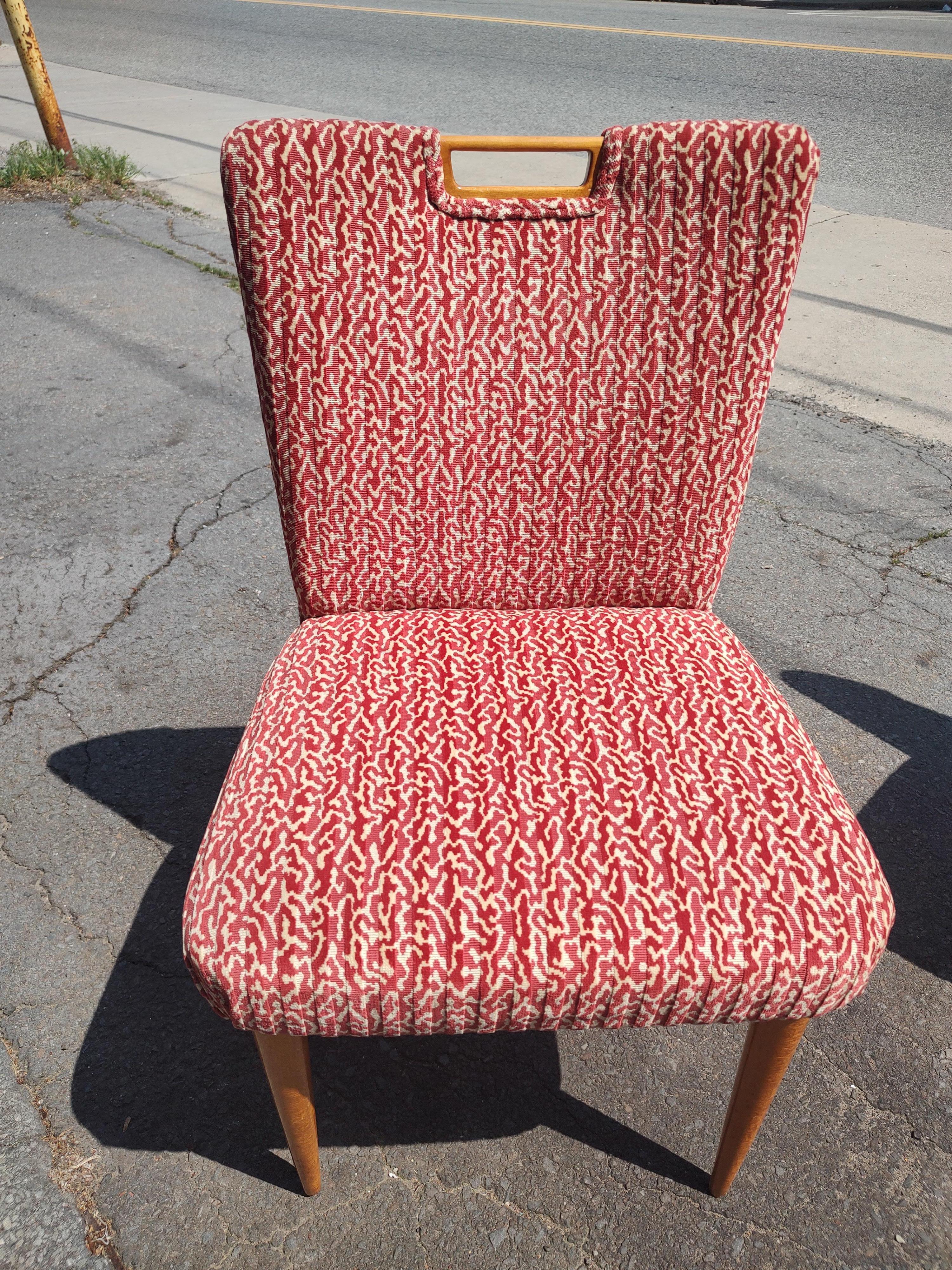 The Moderns Set 6 Upholstered Dining Chairs Tommi Parzinger for Charak en vente 5