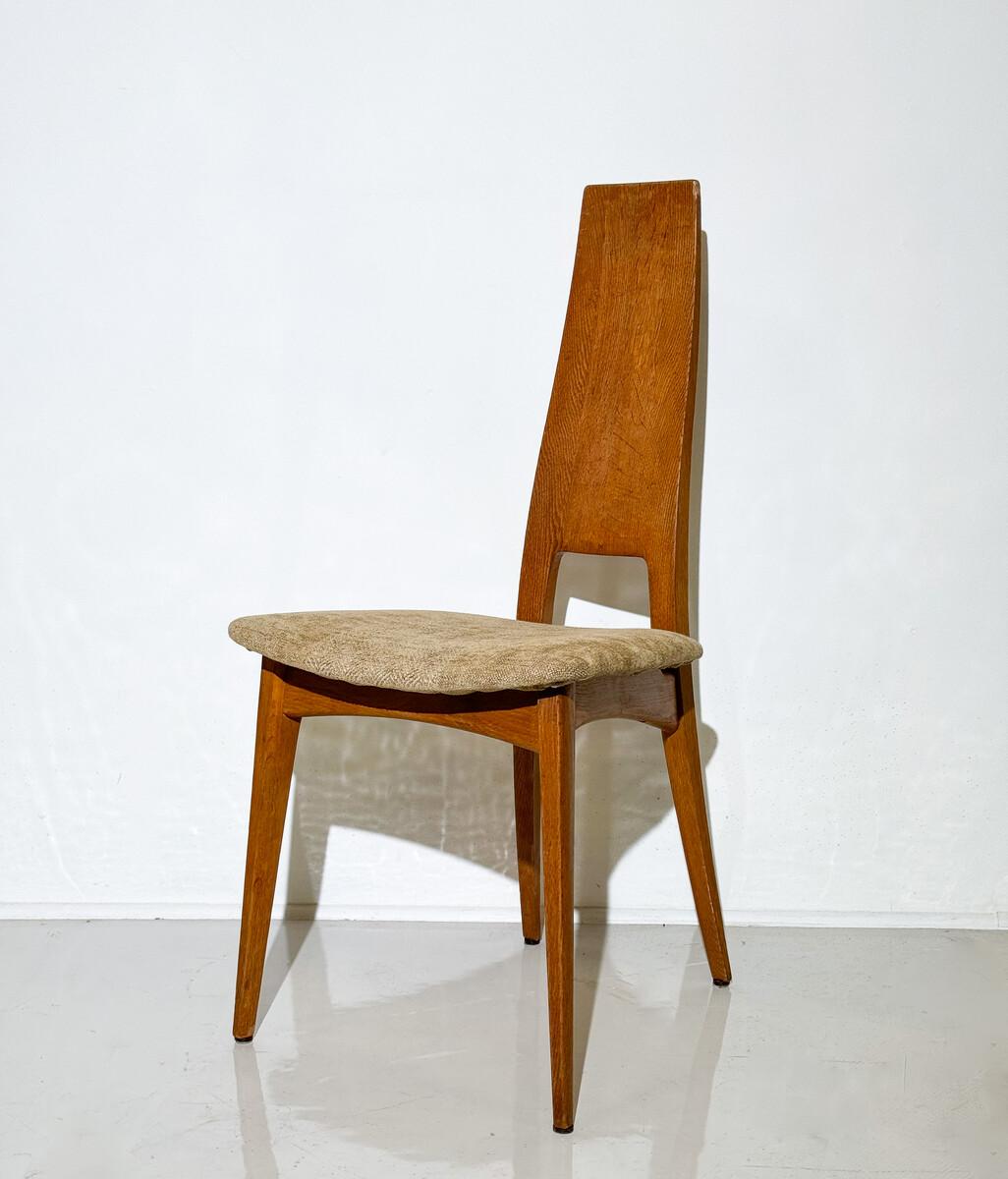 Late 20th Century Mid-Century Modern Set of 6 Dining Chairs, Germany, 1980s For Sale