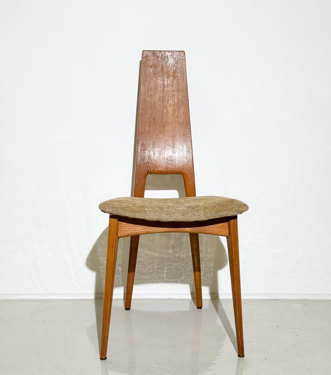 Mid-Century Modern Set of 6 Dining Chairs, Germany, 1980s For Sale 1