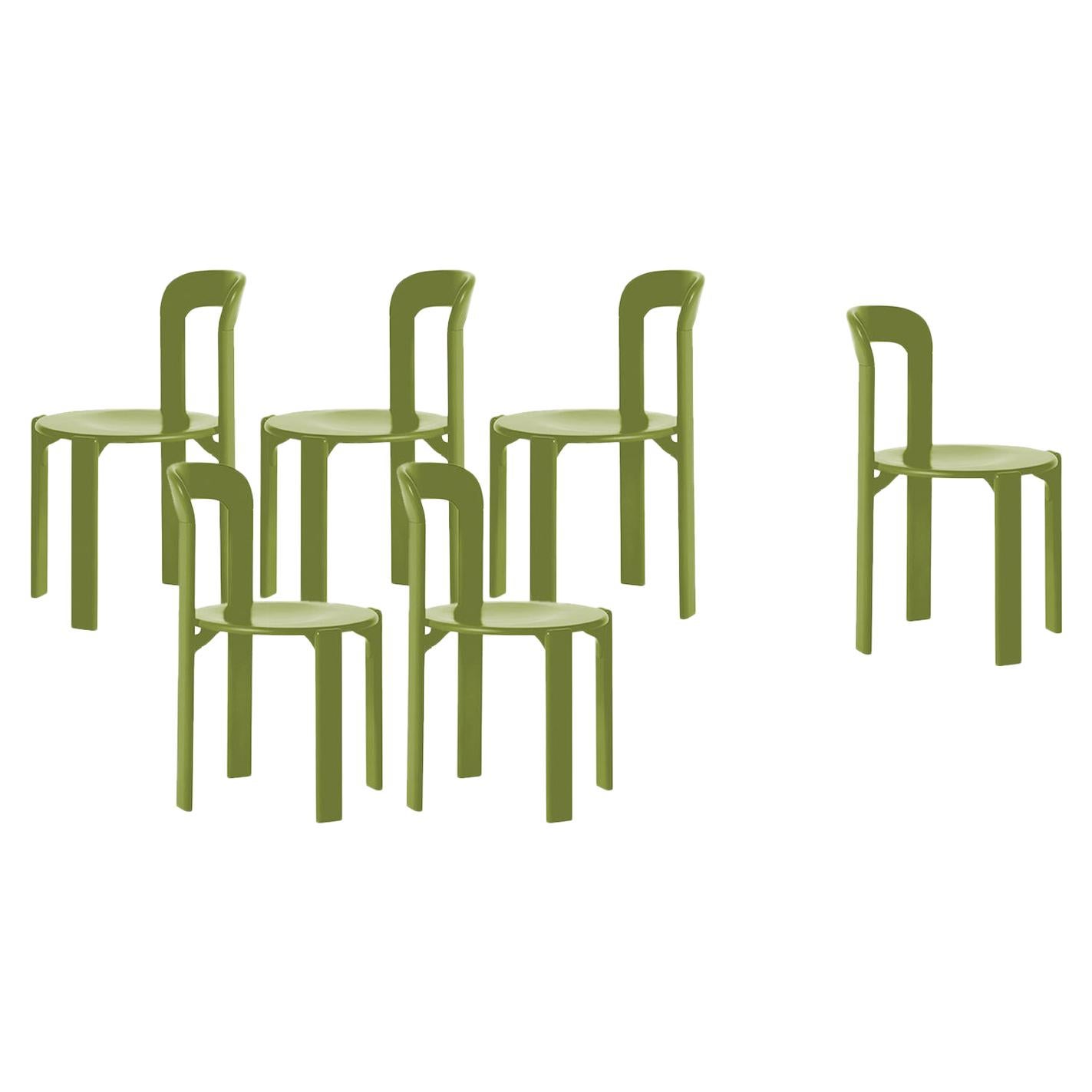 Mid-Century Modern, Set of 6 Rey, Arik Levy SA1 Chairs by Dietiker, Design 1971