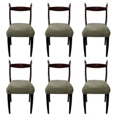 Mid-Century Modern Set of 6 Rosewood My Dear Chairs by Dialogica