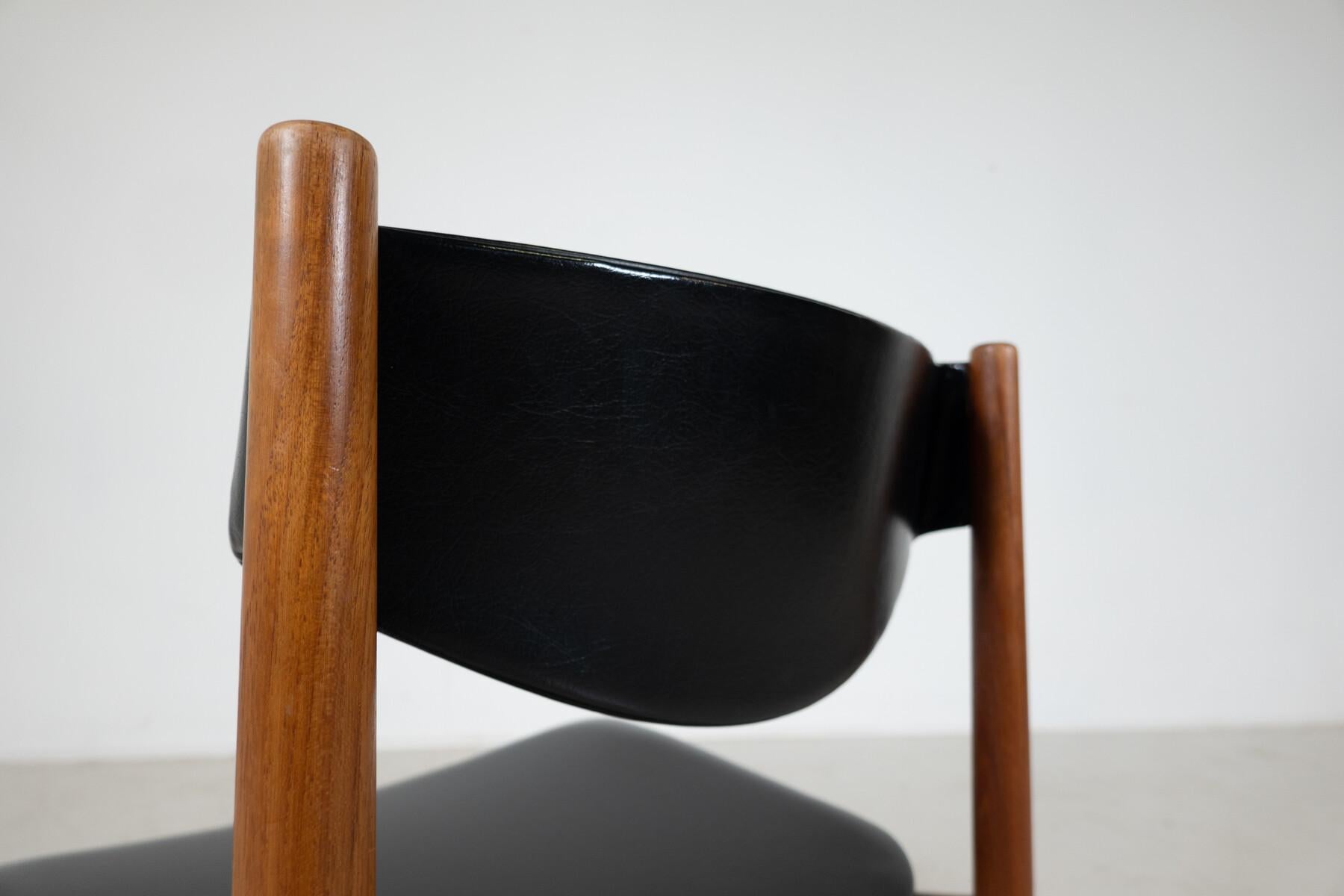 The Moderns Modern Set of 6 Scandinavian Chairs, 1960s en vente 11